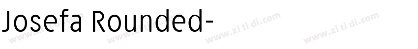 Josefa Rounded字体转换